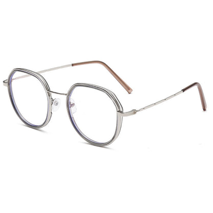 Occhiali da lettura filtro luce blu forma rotonda