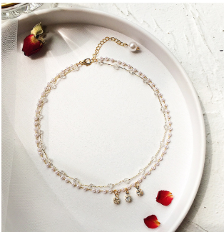 Collana luna di cristallo