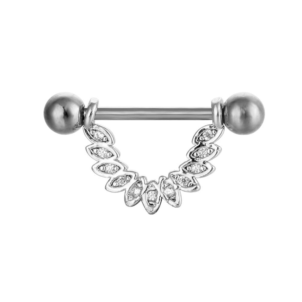 Anello zircone traforato