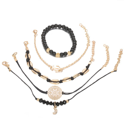 Set 5 bracciali conchiglia