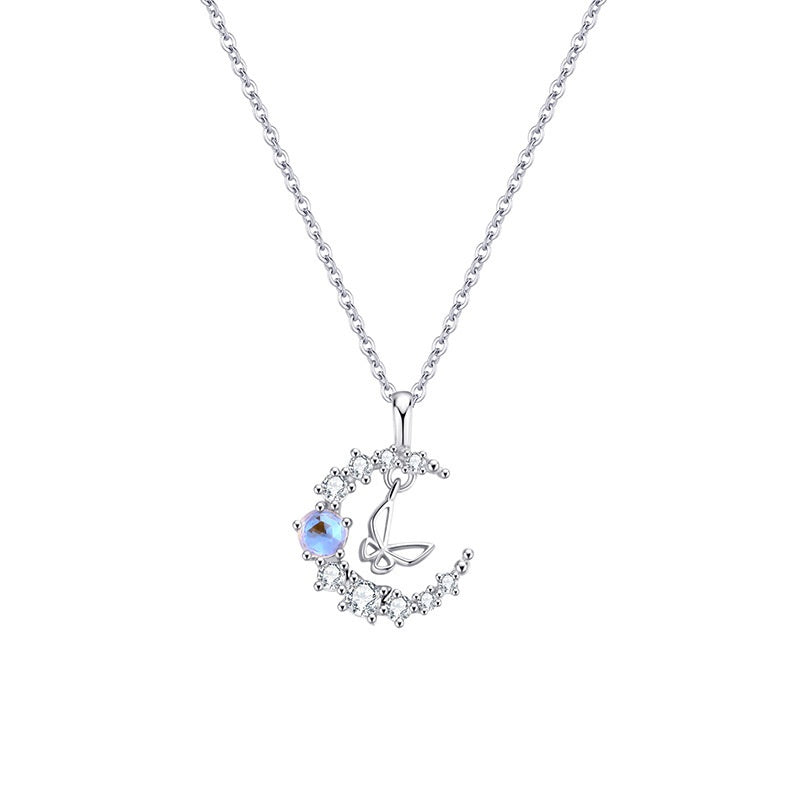 Collana farfalla pietra di luna