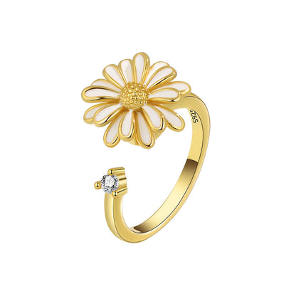 Anello girevole viola