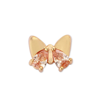 Collana cuore zirconi corta