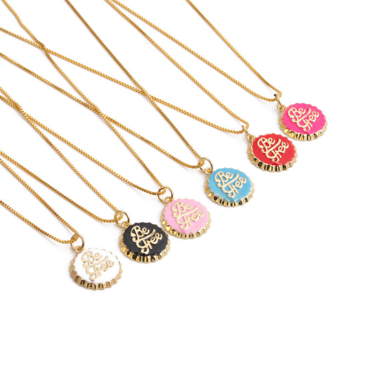 Collana ciondolo tappo