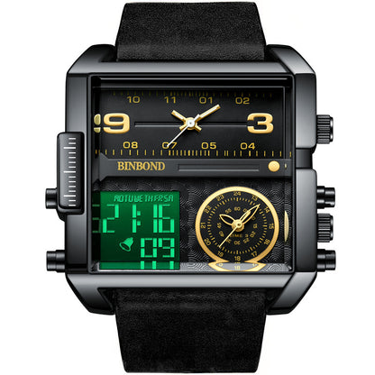 Orologio uomo sportivo multifunzione al quarzo