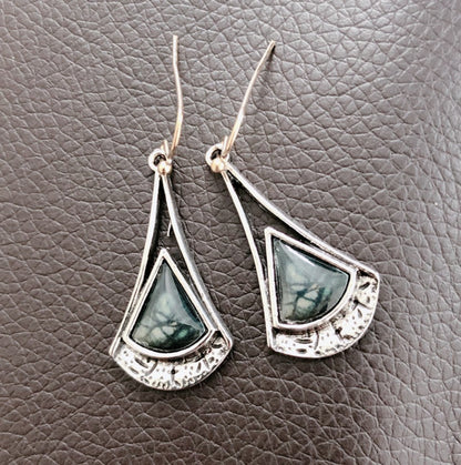Orecchini geometrici vintage da donna