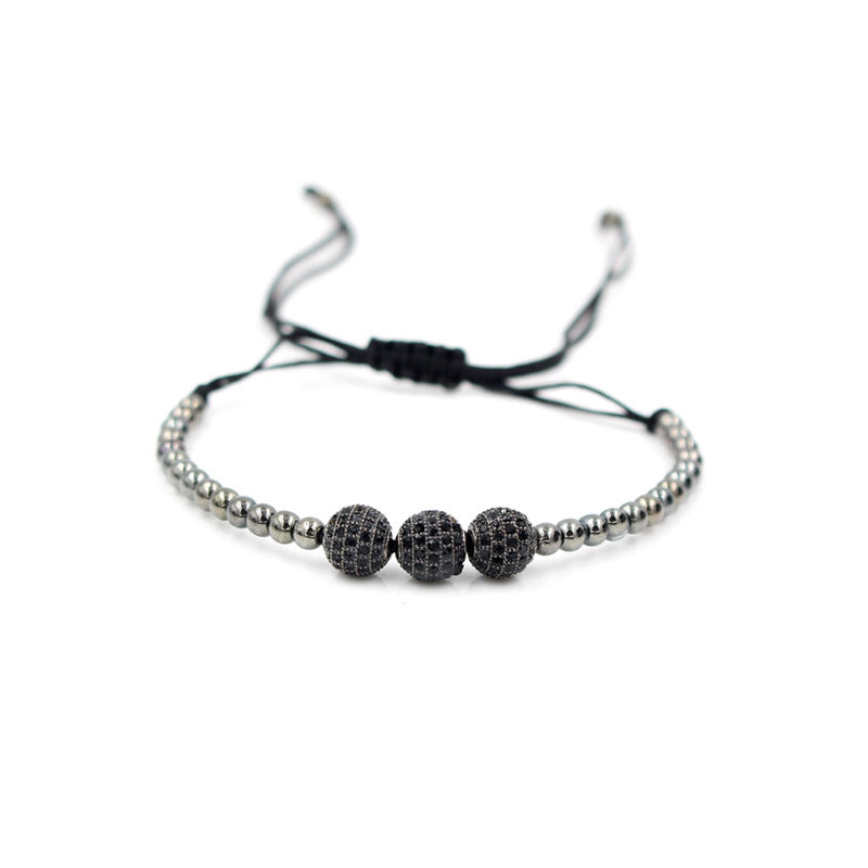 Bracciale perle zirconi