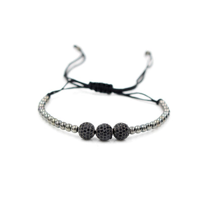 Bracciale perle zirconi