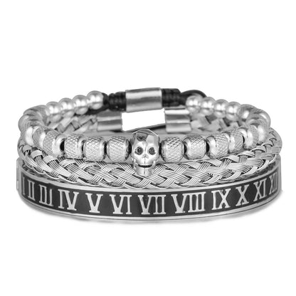 Bracciale scheletro intrecciato