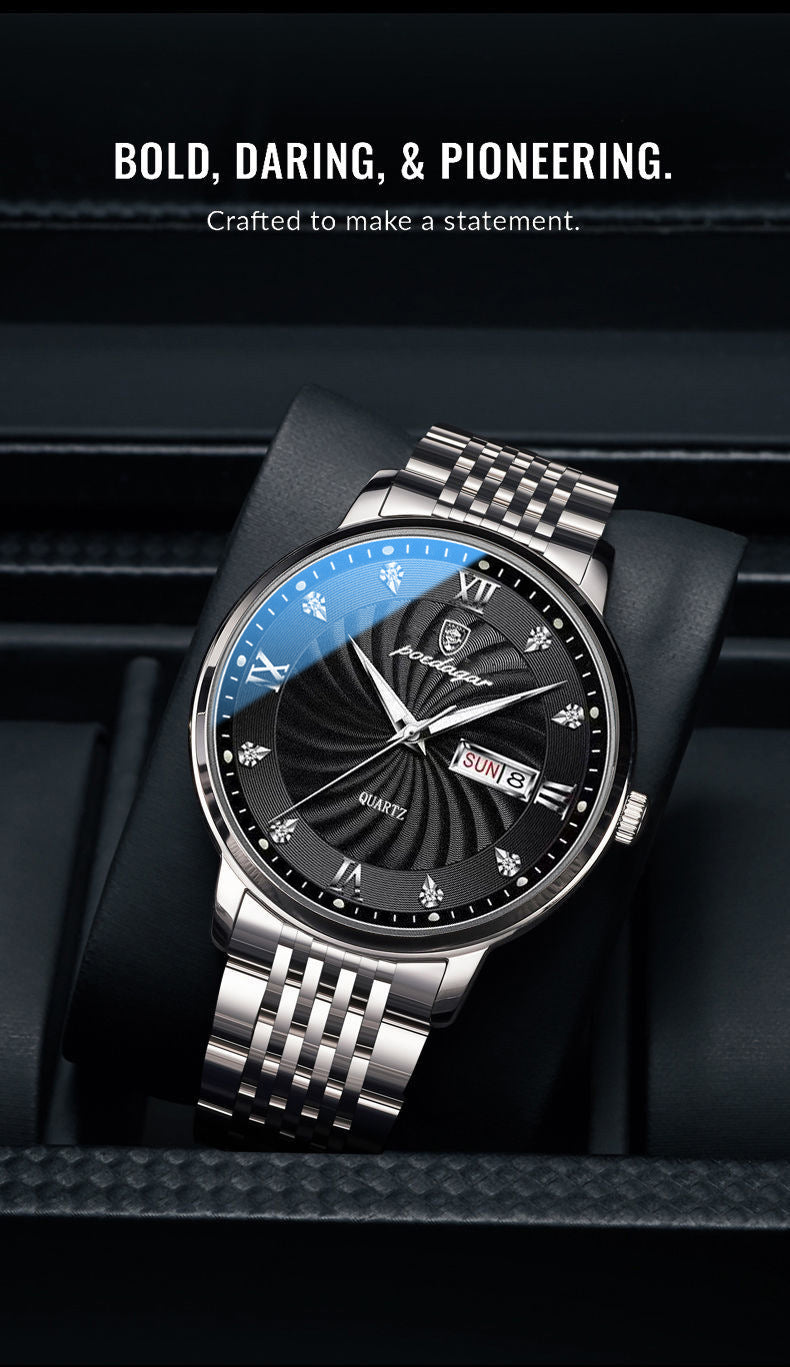 Orologio in acciaio da uomo