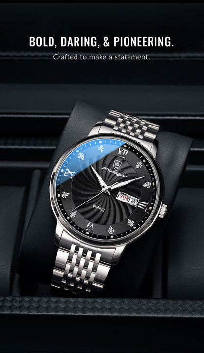 Orologio in acciaio da uomo