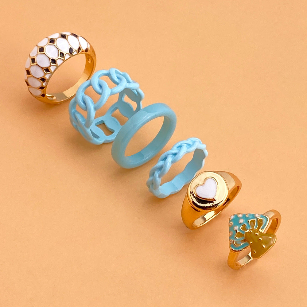 Set anelli resina