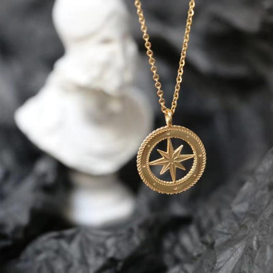 Collana stella otto punte
