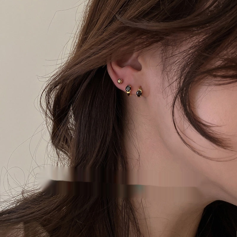 Orecchini Bottone Minimal