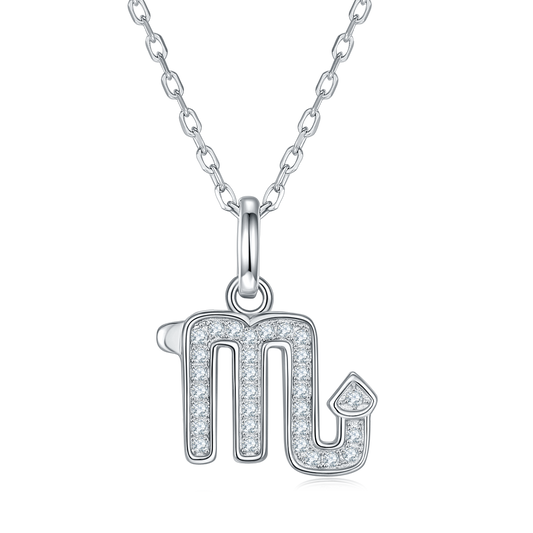Collana zodiaco scorpione argento