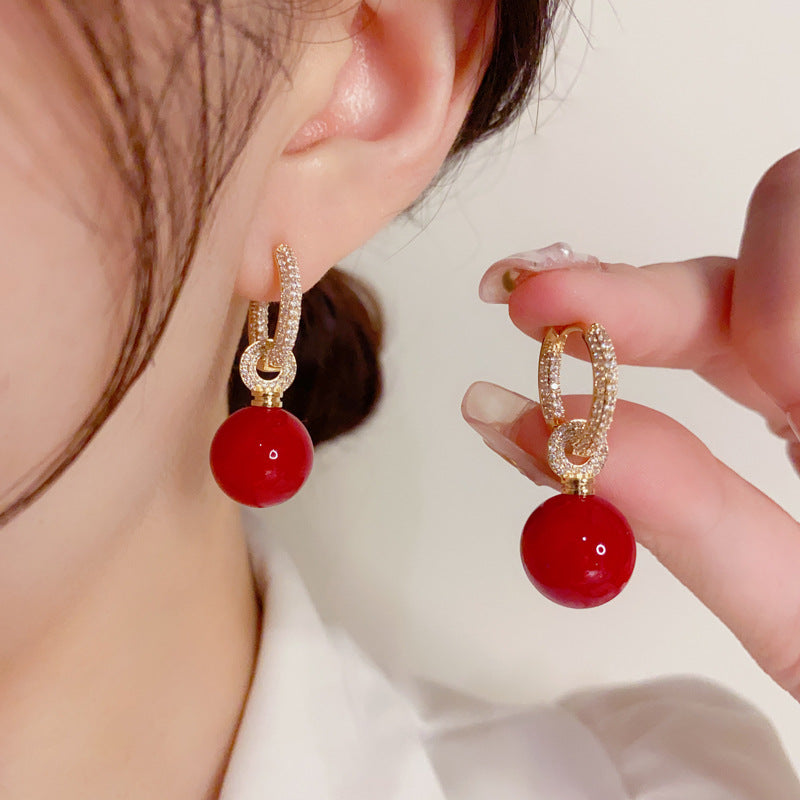 Clip perla zircone