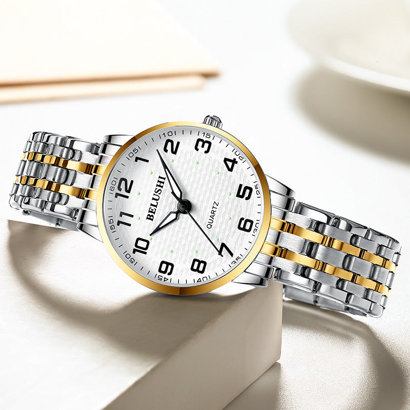 Orologio luminoso impermeabile quarzo