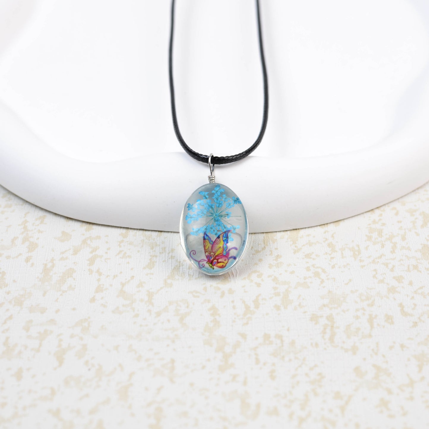 Collana Farfalla e Fiore