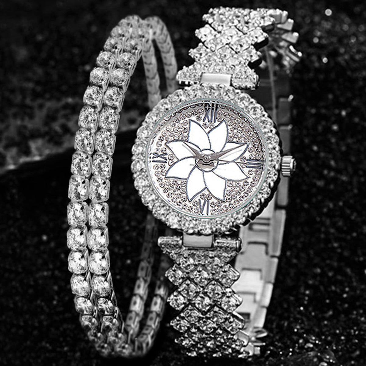 Orologio stellato diamante da donna