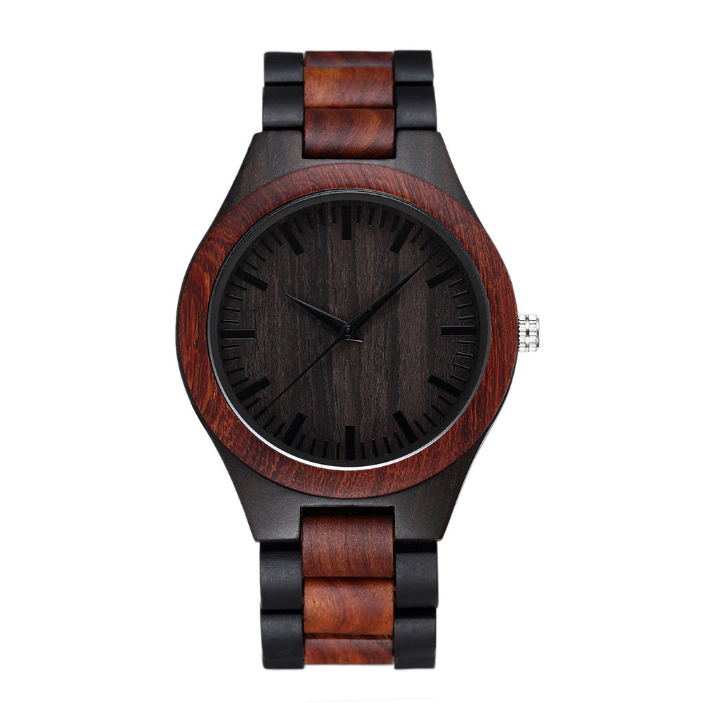 Orologio legno quadrante grande