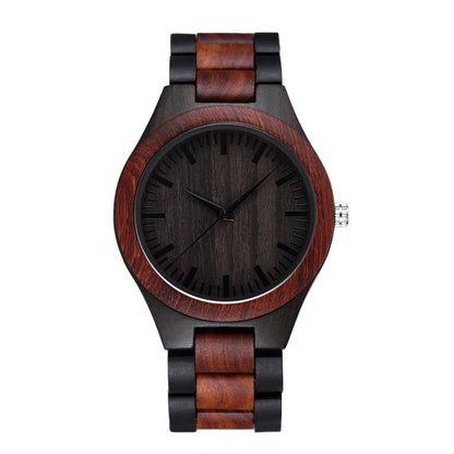 Orologio legno quadrante grande