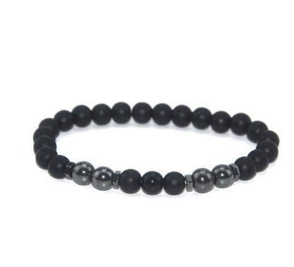 Bracciale ossidiana di coppia
