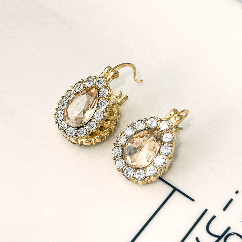 Orecchini a clip strass