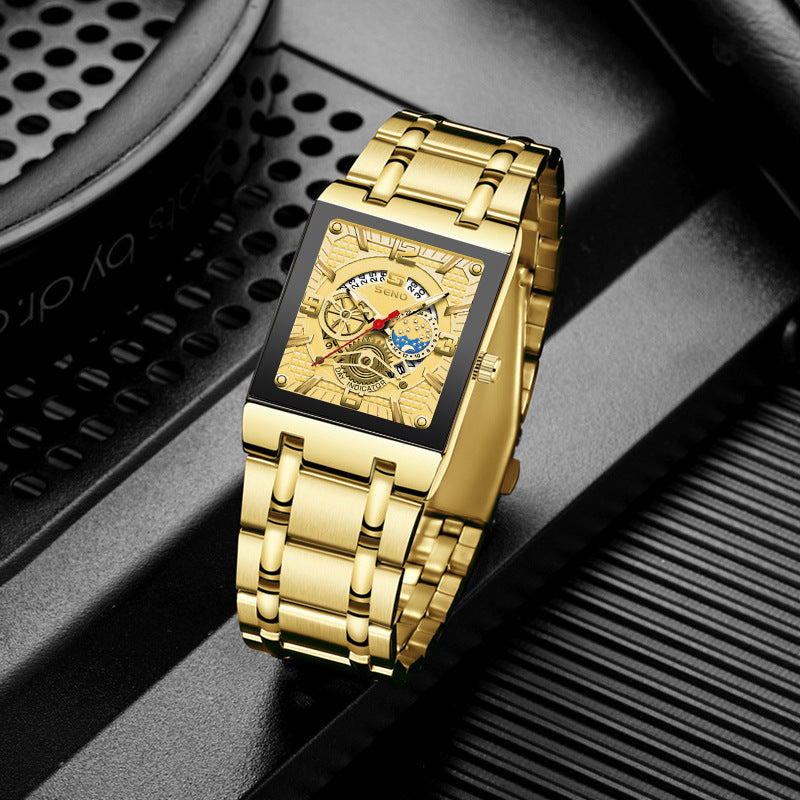 Orologio impermeabile quarzo luminescente