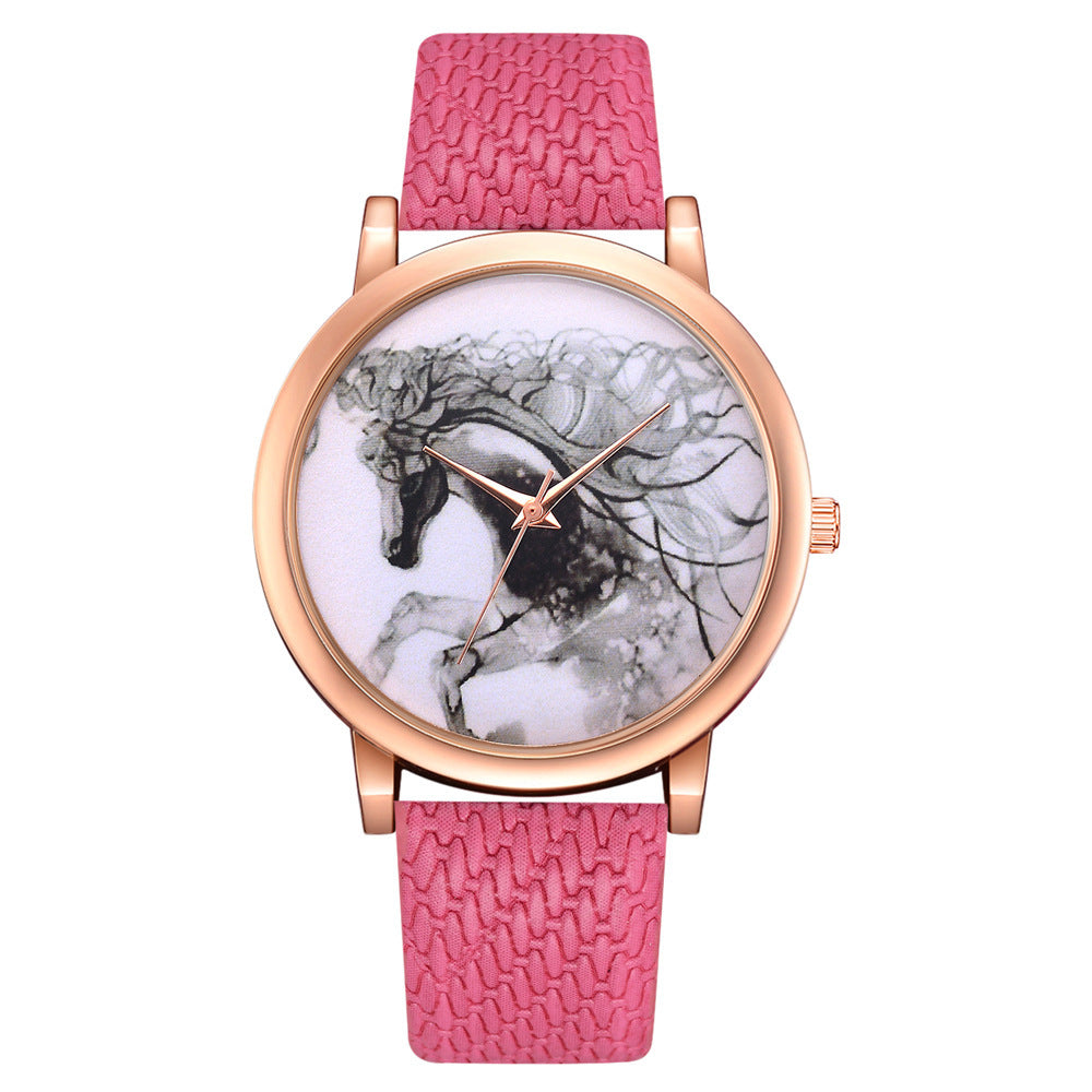 Orologio quarzo rafia
