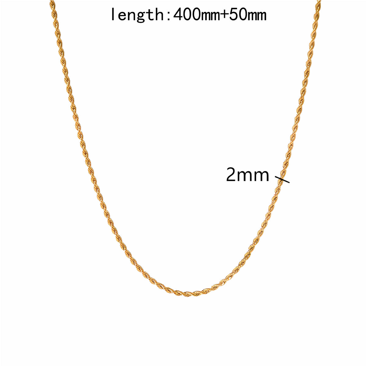 Collana acciaio inox personalizzabile