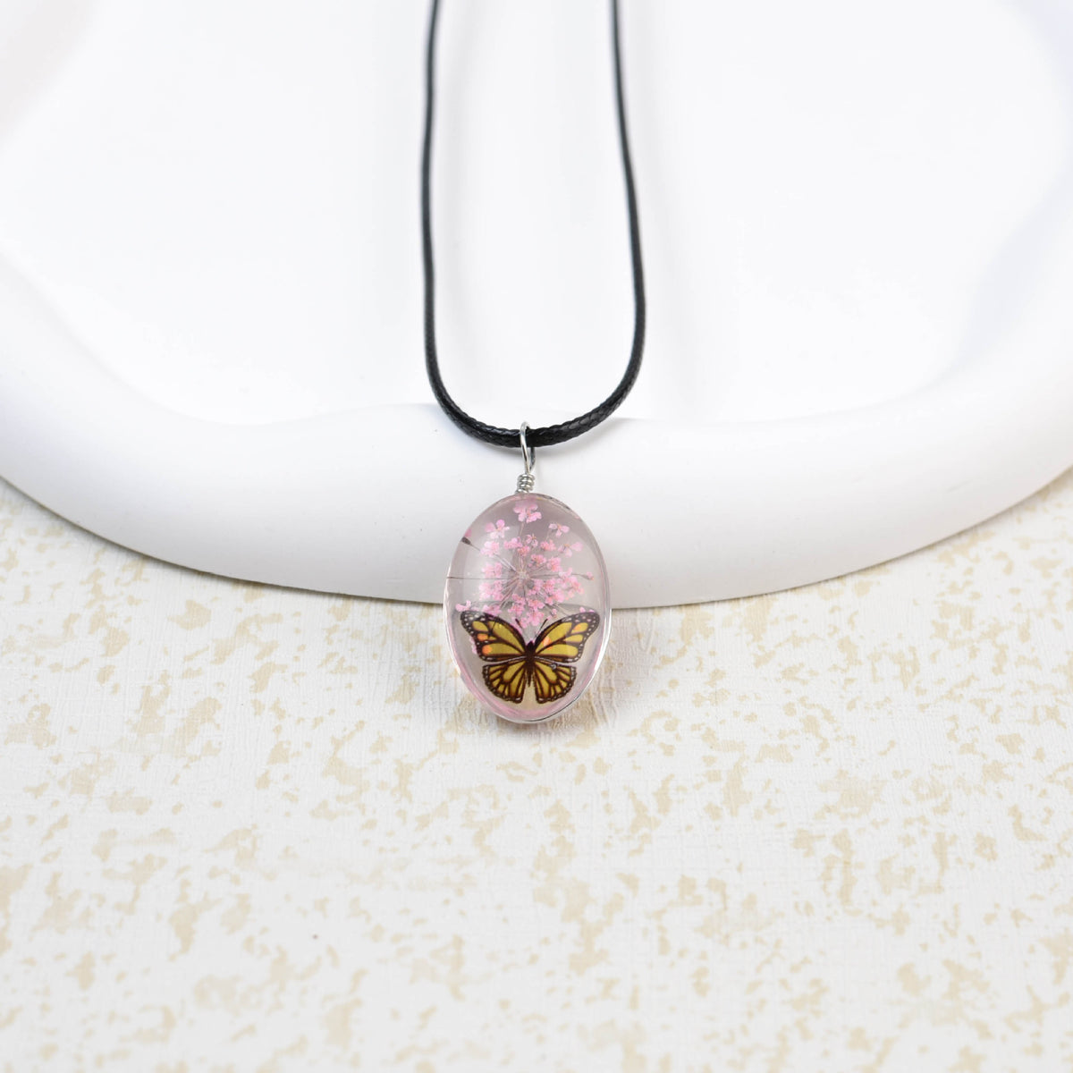 Collana Farfalla e Fiore