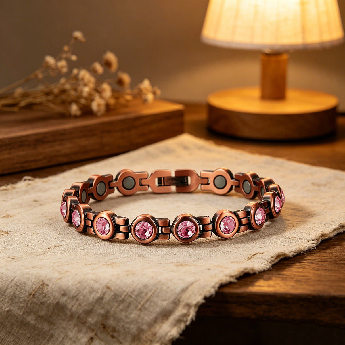 Bracciale Rame Cristalli