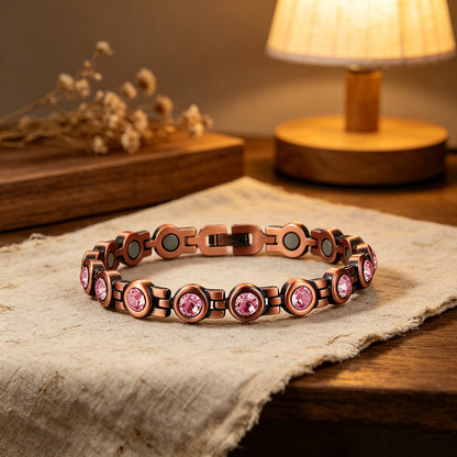 Bracciale Rame Cristalli