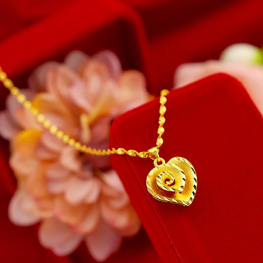 Pendente cuore oro 18 carati