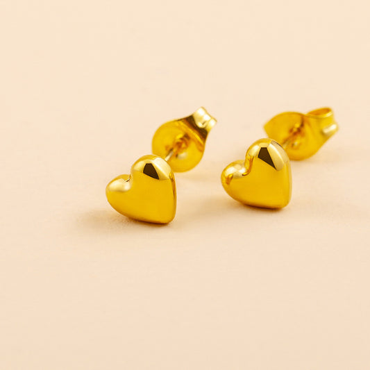 Orecchini Cuore Oro 18K