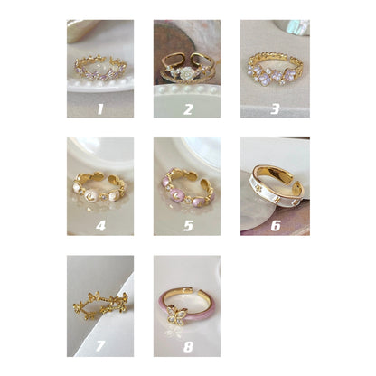 Anello farfalla stile coreano