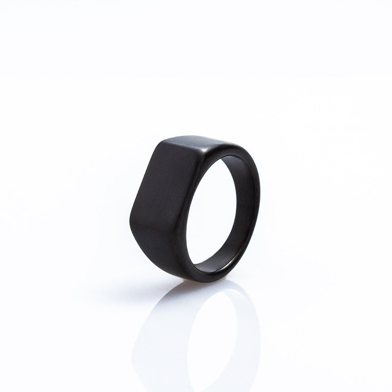 Anello titanio sabbiato