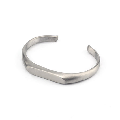 Bracciale retrò acciaio titanio