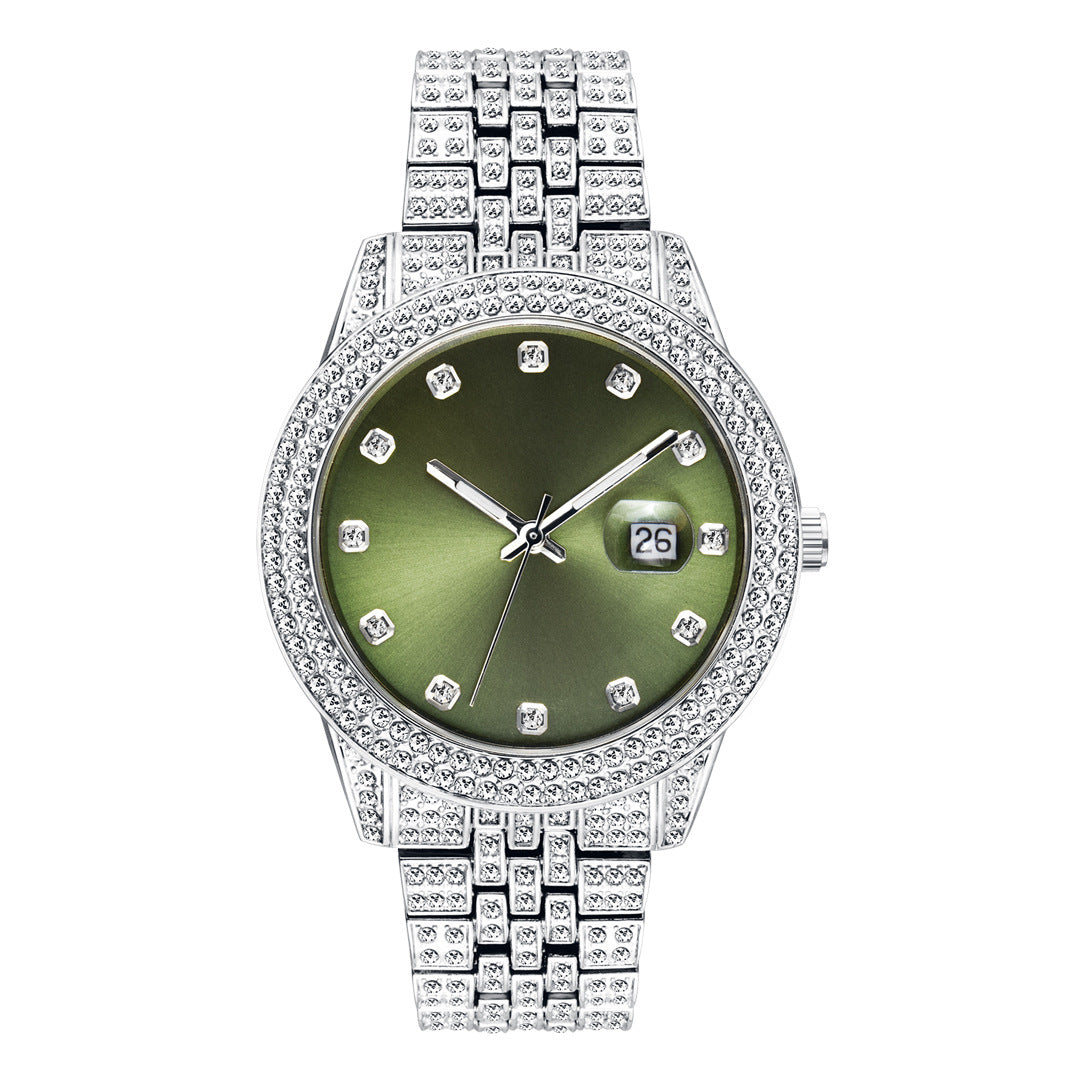 Orologio con cristalli luminescenti