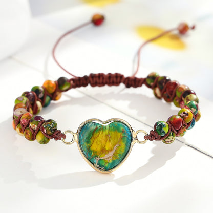 Bracciale cuore regolabile