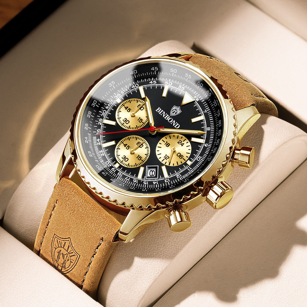 Orologio da uomo multifunzione ultrapiatto
