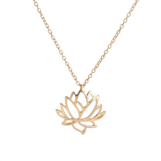 Collana loto traforato tre colori