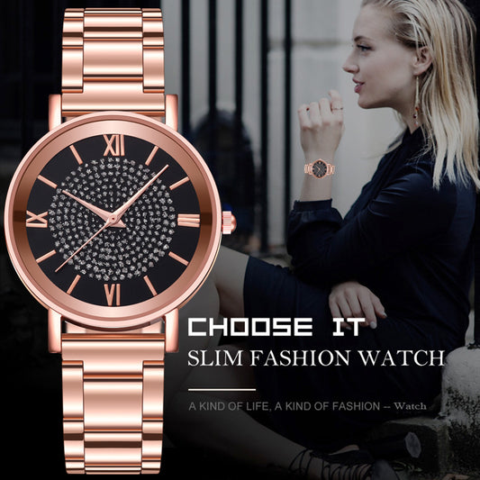 Orologio donna quarzo fiori