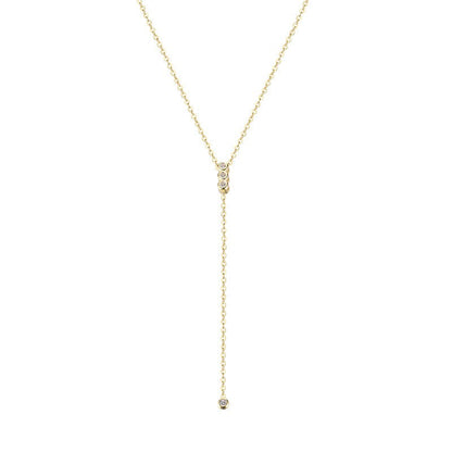 Collana zircone frangia