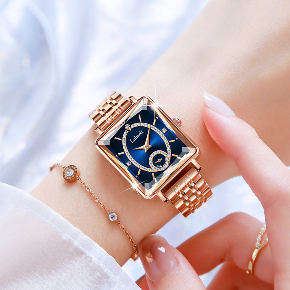 Orologio donna quadrato lusso