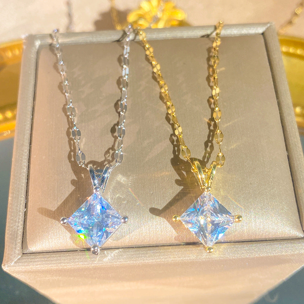 Collana ciondolo zircone bambini