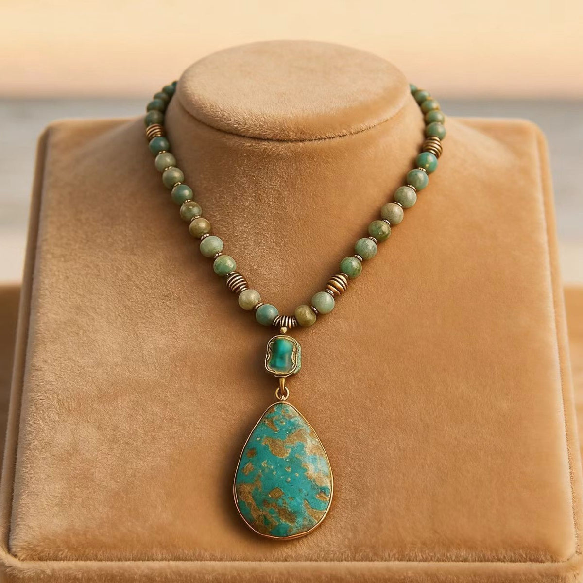 Collana vintage con perline