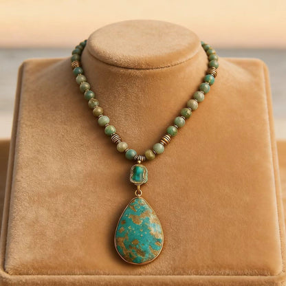 Collana vintage con perline