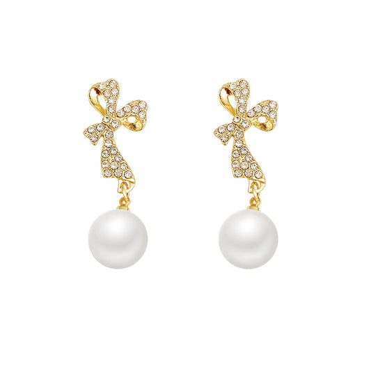 Orecchini farfalla strass