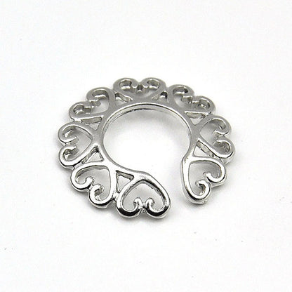Anello Fiore in Acciaio